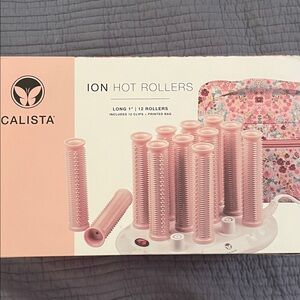 Calista Pink Ion Hot Rollers-NEW
